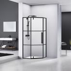 Douchecabine Van Rijn Vijfhoek Aluminium Zwart 90x200, Ophalen of Verzenden, Nieuw, Douche