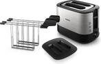 Philips Viva Collection HD2639/90 - Broodrooster - RVS, Witgoed en Apparatuur, Broodroosters, Verzenden, Zo goed als nieuw