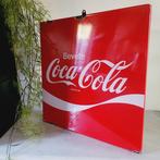 Coca-Cola, Emaille Reclamebord, 1950 - Reclamebord - Emaille