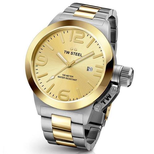 TW Steel CB51 Canteen Bracelet Horloge 45mm, Sieraden, Tassen en Uiterlijk, Horloges | Heren, Verzenden