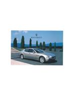2003 MASERATI PROGRAMMA BROCHURE DUITS, Nieuw, Author