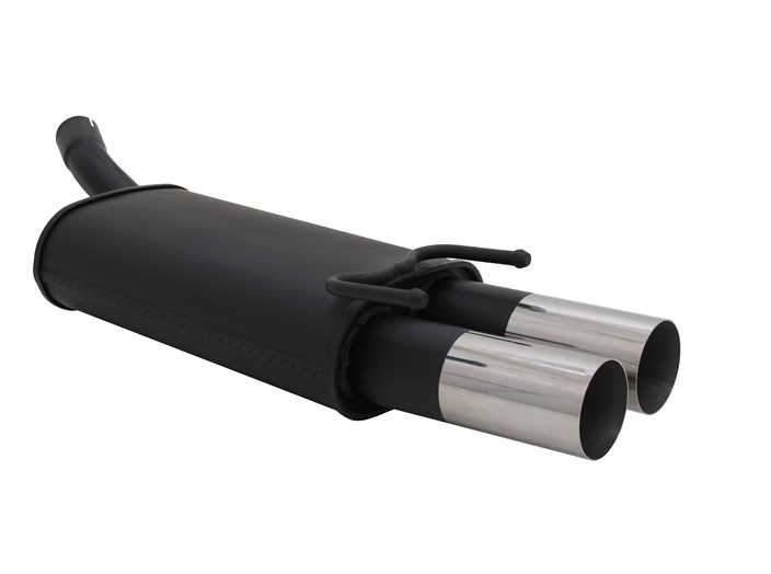 Novus sportuitlaat Opel Corsa B 2x76mm RL einddemper, Auto-onderdelen, Uitlaatsystemen, Nieuw, Verzenden