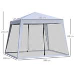 TRUUSK Tuinpaviljoen 3x3 M Weerbestendige Partytent Met Musk, Verzenden, Nieuw