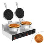 GGM Gastro | Wafelijzer - Dubbel - Mechanisch - 2,6kW - |, Verzenden, Nieuw in verpakking, Overige typen