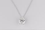 Ketting - 18 karaat Witgoud -  5.01ct. tw. Diamant