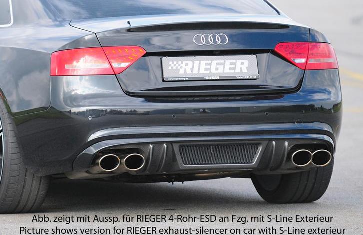 Rieger diffuser | A5 (B8/B81): 06.07-07.11 (tot Facelift) -, Auto-onderdelen, Carrosserie en Plaatwerk, Nieuw, Audi, Verzenden