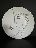 Bord - Porselein - Gezicht oog vis