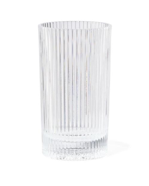 HEMA Longdrink 380ml glas ribbel, Verzamelen, Glas en Borrelglaasjes, Nieuw, Verzenden