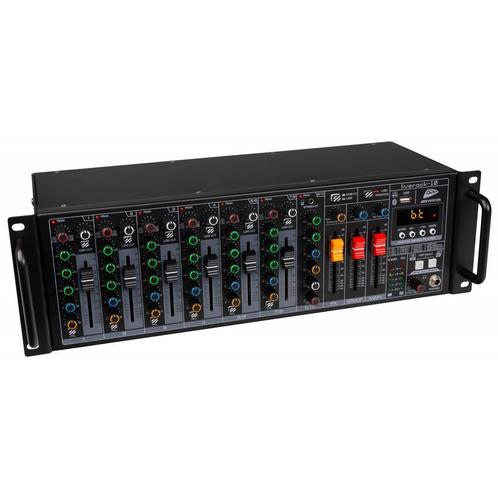 PA-mixer 19Inch rackformaat, 10 ingangen / 7 kanalen, Muziek en Instrumenten, Mengpanelen, Nieuw, Microfooningang, 5 tot 10 kanalen