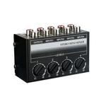 Mini Passief stereo audio mixer - 4 kanalen - CX400 - 4x RCA, Verzenden, Nieuw