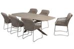 Prado Moretti barrel dining tuinset 7 delig 240x105xH75 cm, Tuin en Terras, Ophalen of Verzenden, Nieuw
