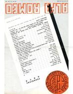 1938 ALFA ROMEO 6C 2300 B 1000 MIGLIA BROCHURE ENGELS, Nieuw, Alfa Romeo, Author