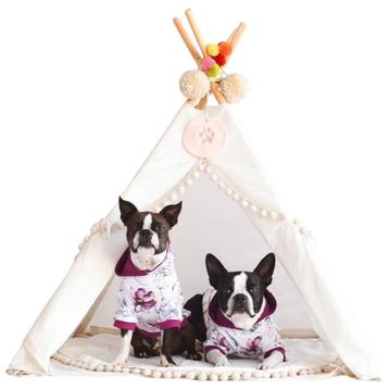 Tipi tent voor grote honden en katten – ecru maat L beschikbaar voor biedingen
