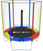 Veilige trampoline voor kinderen - 183 cm met regenboogkl..., Ophalen of Verzenden, Nieuw