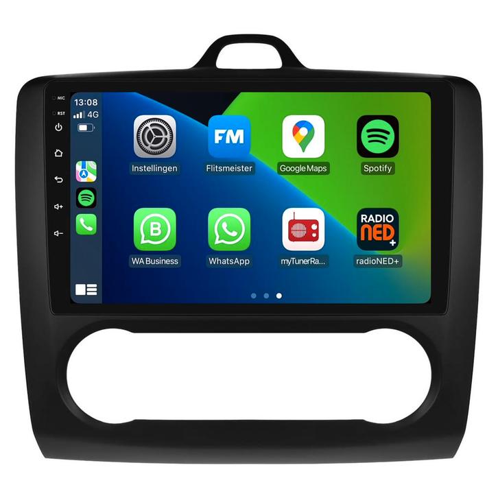 Ford Focus Android 13 Autoradio 2004 t/m 2011 CarPlay &, Auto diversen, Autoradio's, Ophalen of Verzenden
