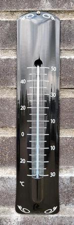 Thermometer deco zwart, Verzamelen, Verzenden, Nieuw