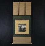 Twee Japanse Hangende Scrolls – Sneeuwberglandschap door