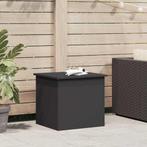 vidaXL Buitenopslagdoos Zwart 55 x 50.5 x 50 cm Koudgewalst, Huis en Inrichting, Woonaccessoires | Kisten, Verzenden, Nieuw