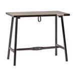 Inklapbare werkbank zwart 100 cm met houten werkblad, Ophalen of Verzenden, Nieuw