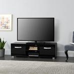 Tv meubel Laugar met planken 120x40x38 cm zwart, Huis en Inrichting, Kasten | Televisiemeubels, Verzenden, Nieuw