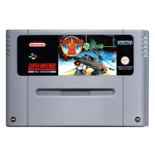 SNES Choplifter III (Losse Cassette), Spelcomputers en Games, Games | Nintendo Super NES, Zo goed als nieuw, Verzenden