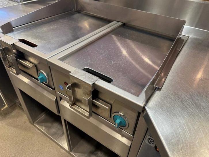 Bohner - Elektrische bakplaat, Zakelijke goederen, Horeca | Keukenapparatuur, Gebruikt, Fornuis, Frituur en Grillen, Ophalen of Verzenden
