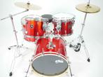 Drumstel DS Red Sparkle incl. bekkens en Kruk/aanbieding