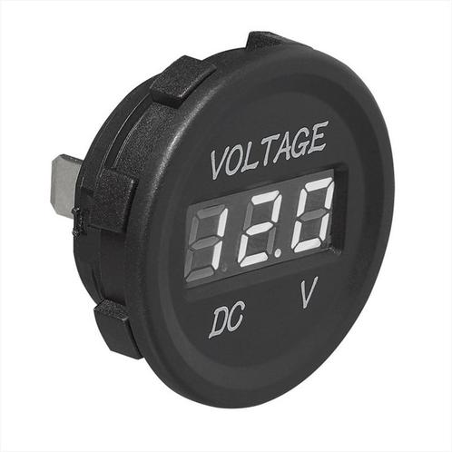 ProPlus Digitale inbouw voltmeter - 6-30V - Ø 28 mm - Voo.., Doe-het-zelf en Verbouw, Elektra en Kabels, Nieuw, Ophalen of Verzenden