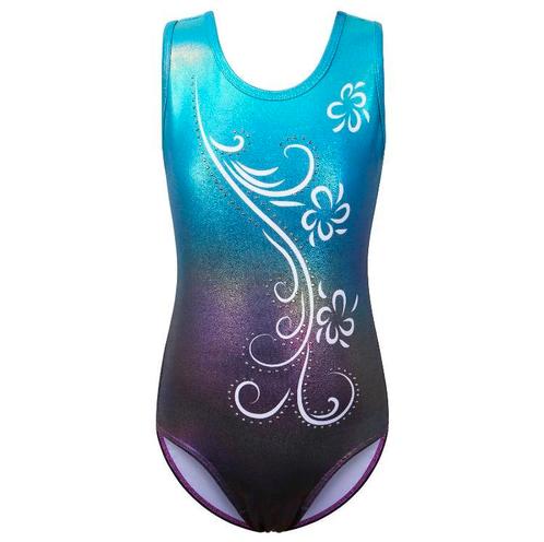 Turnpakje Luna - blauw/paars - maat 164/170, Sport en Fitness, Turnen, Turnpak(je), Blauw, Nieuw, Kindermaat 146 t/m 176, Ophalen of Verzenden
