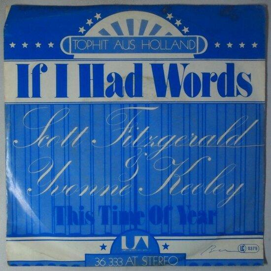 Scott Fitzgerald & Yvonne Keeley - If I had words - Single, Cd's en Dvd's, Vinyl Singles, Verzenden