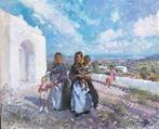 Ignacio Gil Sala (1913–2003) - Escena costumbrista en Ibiza, Antiek en Kunst