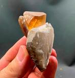 Topaas kristal met smokey quartz-voorbeeld goed beëindigd, Verzamelen, Mineralen en Fossielen