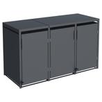 Container berging staal Holten voetpedaal  3 containers, Tuin en Terras, Schuttingen, Verzenden, Nieuw