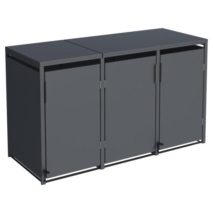 Container berging staal Holten voetpedaal  3 containers, Tuin en Terras, Schuttingen, Verzenden