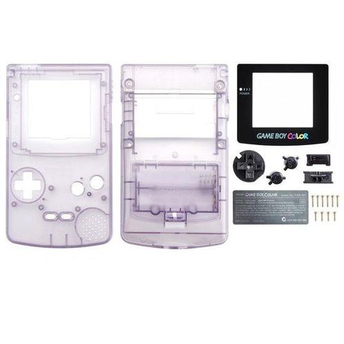 Gameboy Color Shell - Transparent Purple, Spelcomputers en Games, Spelcomputers | Nintendo Game Boy, Nieuw, Ophalen of Verzenden