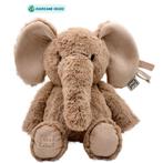 Knuffel olifant |  Bruin | 26 cm (knuffeldier) (Speelgoed), Ophalen of Verzenden, Nieuw