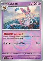 Sylveon 040/131 pokeball Prismatic Evolutions, Ophalen of Verzenden, Nieuw, Losse kaart, Foil