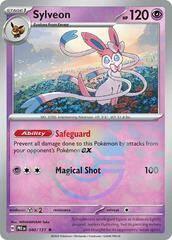Sylveon 040/131 pokeball Prismatic Evolutions, Hobby en Vrije tijd, Verzamelkaartspellen | Pokémon, Losse kaart, Nieuw, Foil, Ophalen of Verzenden
