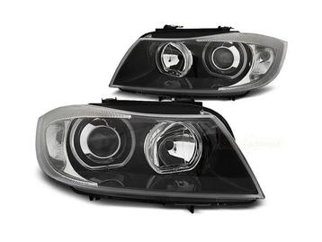 Angel Eyes LED koplampen Black geschikt voor BMW E90 E91 beschikbaar voor biedingen