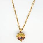 18 karaat Geel goud - Collier met hanger, Sieraden, Tassen en Uiterlijk, Antieke sieraden