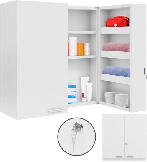 Jago® Medicijnkastje - afsluitbaar, XXL, 14 vakken, Huis en Inrichting, Overige Huis en Inrichting, Zo goed als nieuw, Verzenden