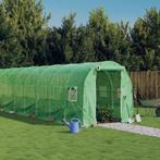 vidaXL Tuinkas met stalen frame 40 m² 20x2x2 m groen, Verzenden, Nieuw