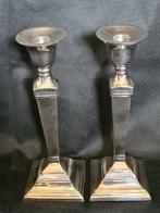 Kandelaar (2) - Chroom - Lodewijk XVI stijl, Antiek en Kunst, Curiosa en Brocante