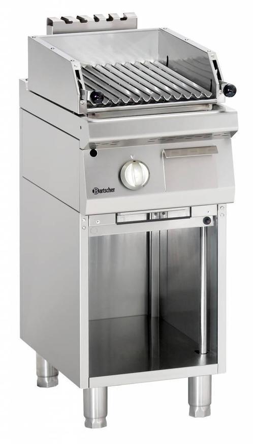 Bartscher Gas lavasteengrill met open onderbouw Serie 700, Zakelijke goederen, Horeca | Keukenapparatuur, Verzenden