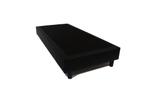 Boxspring 70x200 Skai zwart, Verzenden, Nieuw, Zwart, Modern