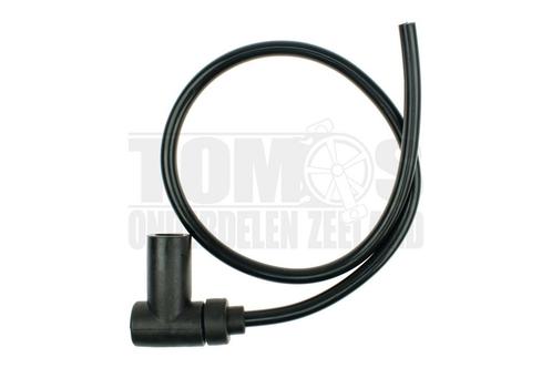 Bougiekabel 7mm met bougiedop zwart ELEC, Fietsen en Brommers, Brommeronderdelen | Algemeen, Nieuw, Ophalen of Verzenden