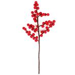 Vilten Decoratie Bruine Tak met Rode Besjes - 42cm NIEUW, Ophalen of Verzenden, Nieuw