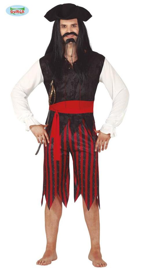 Piraten Kostuum William Man, Kleding | Heren, Carnavalskleding en Feestkleding, Nieuw, Ophalen of Verzenden