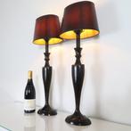 Set Hoge (68 cm) Chique Tafellampen - Jaren 80 - Tafellamp, Nieuw