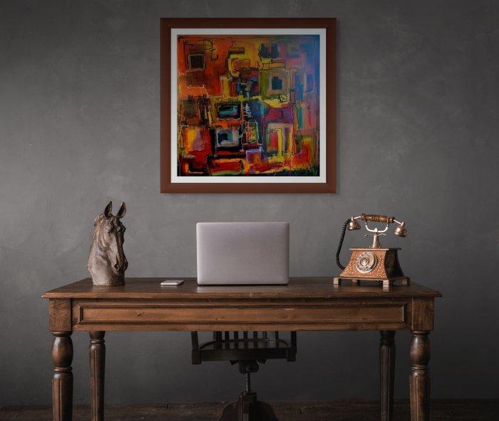 Sonia J - Portals C2 - Topography of Memory -, Antiek en Kunst, Kunst | Schilderijen | Modern